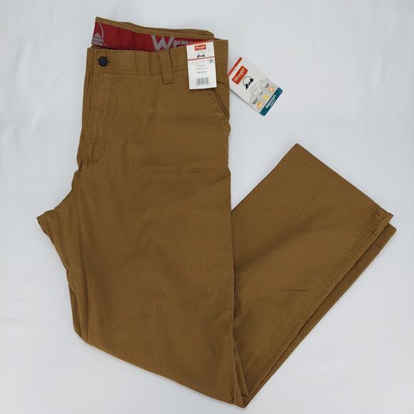 Wrangler Outdoor Rugged Utility Pant Men's Straight Leg Kangaroo Brown 40x30 - Picture 1 of 11